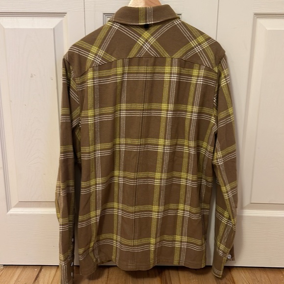 RAG & BONE Zip Dalton Plaid Shirt lightweight jacket size large - Picture 9 of 9